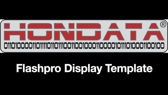 FlashPro Display Template (click to download)