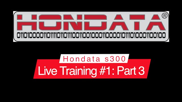 Hondata s300 Live Training: All Motor B-Series EF Hatch Part 3