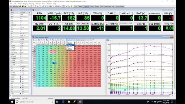 Hondata Kpro Part 21: Lambda Overlay
