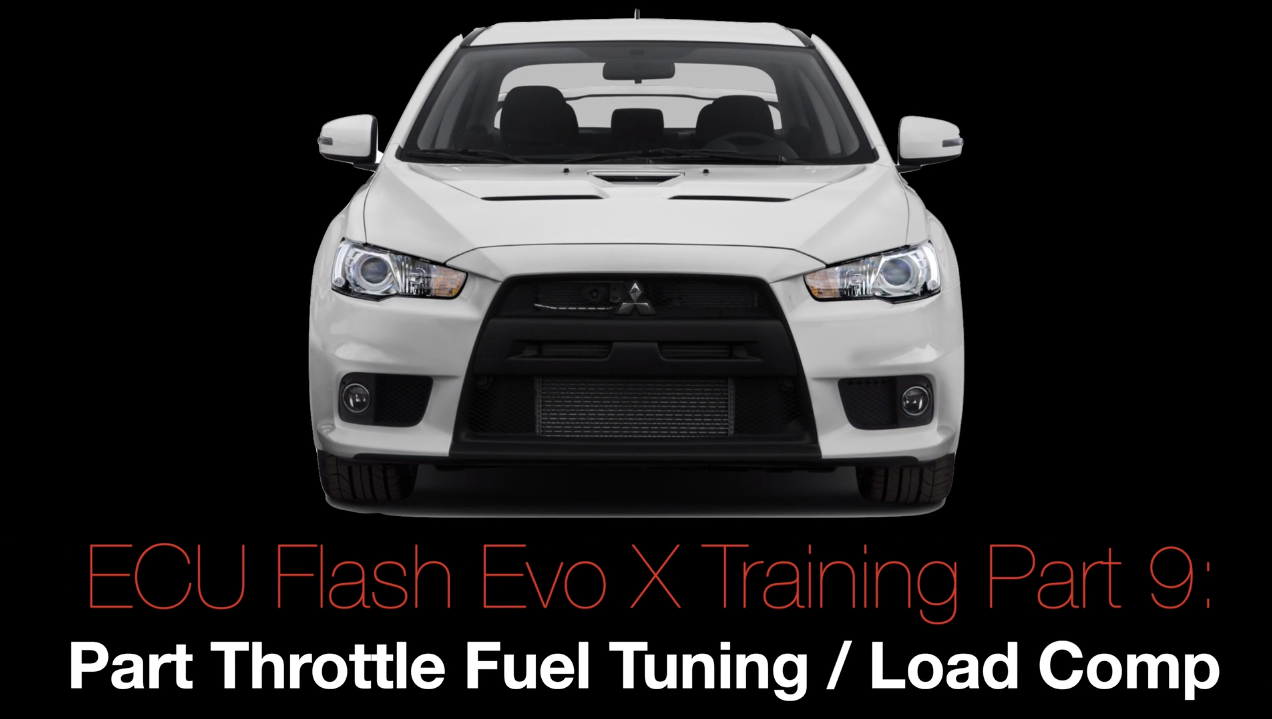 Evo X Ecu Flash Training Course Part 9: Part Throttle Fuel Tuning / Load Comp