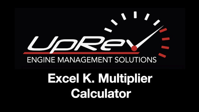 Uprev Excel K. Multiplier Calculator (click to download)