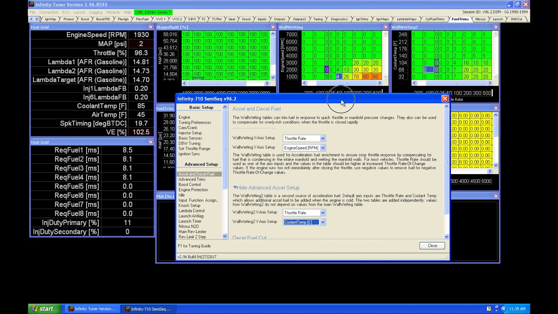 AEM Infinity Part 15: Acceleration & Deceleration Fuel