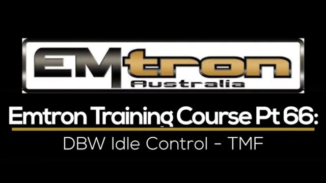 Emtron Training Course Part 66: DBW Idle Control (Throttle Mass Flow)