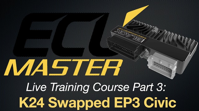 EMU Black Live Training Course Part 3: K24 Swapped EP3 Civic
