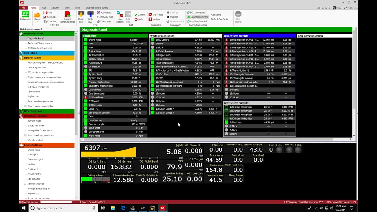Fuel Tech Part 21 3 Step Rev Limiter / Rolling AntiLag Fuel Tech