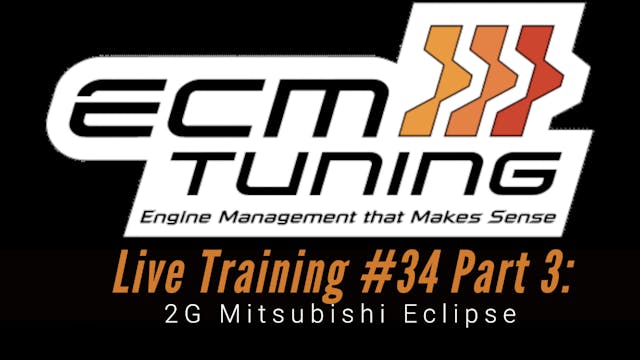 ECM Link Live Training: Mitsubishi 2G Eclipse Part 3