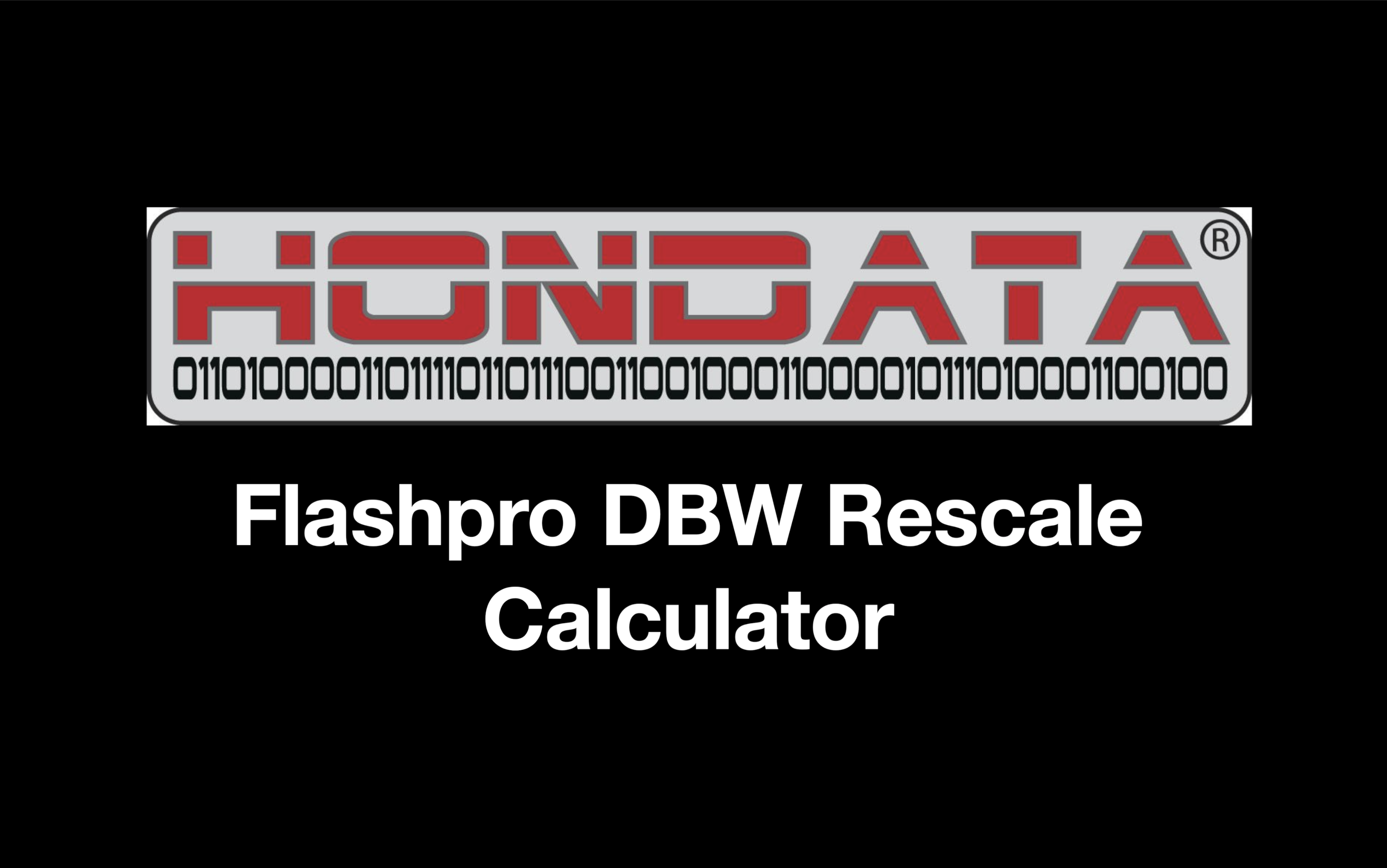 Flashpro DBW Rescale Calculator (click to download)
