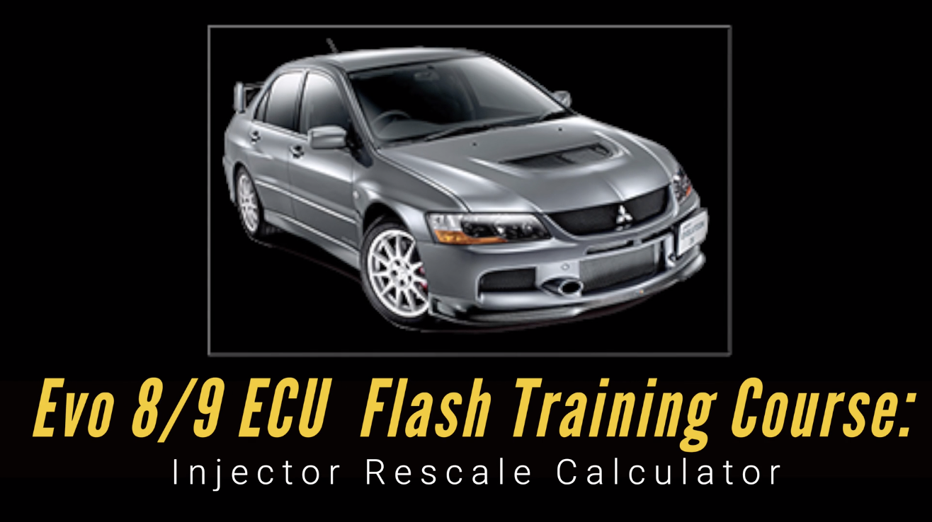 Ecu Flash Training Course Part 22: Injector Rescale Calculator