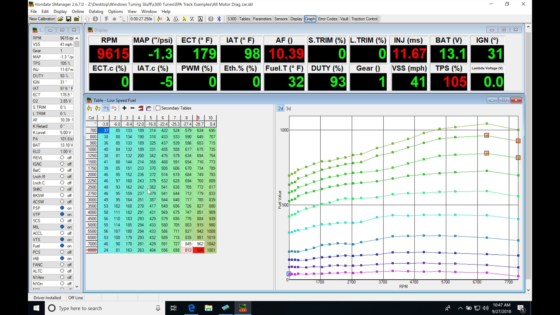 Hondata s300 Part 28: Reading Track Datalogs