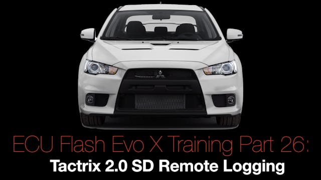 Evo X Ecu Flash Training Course Part ...