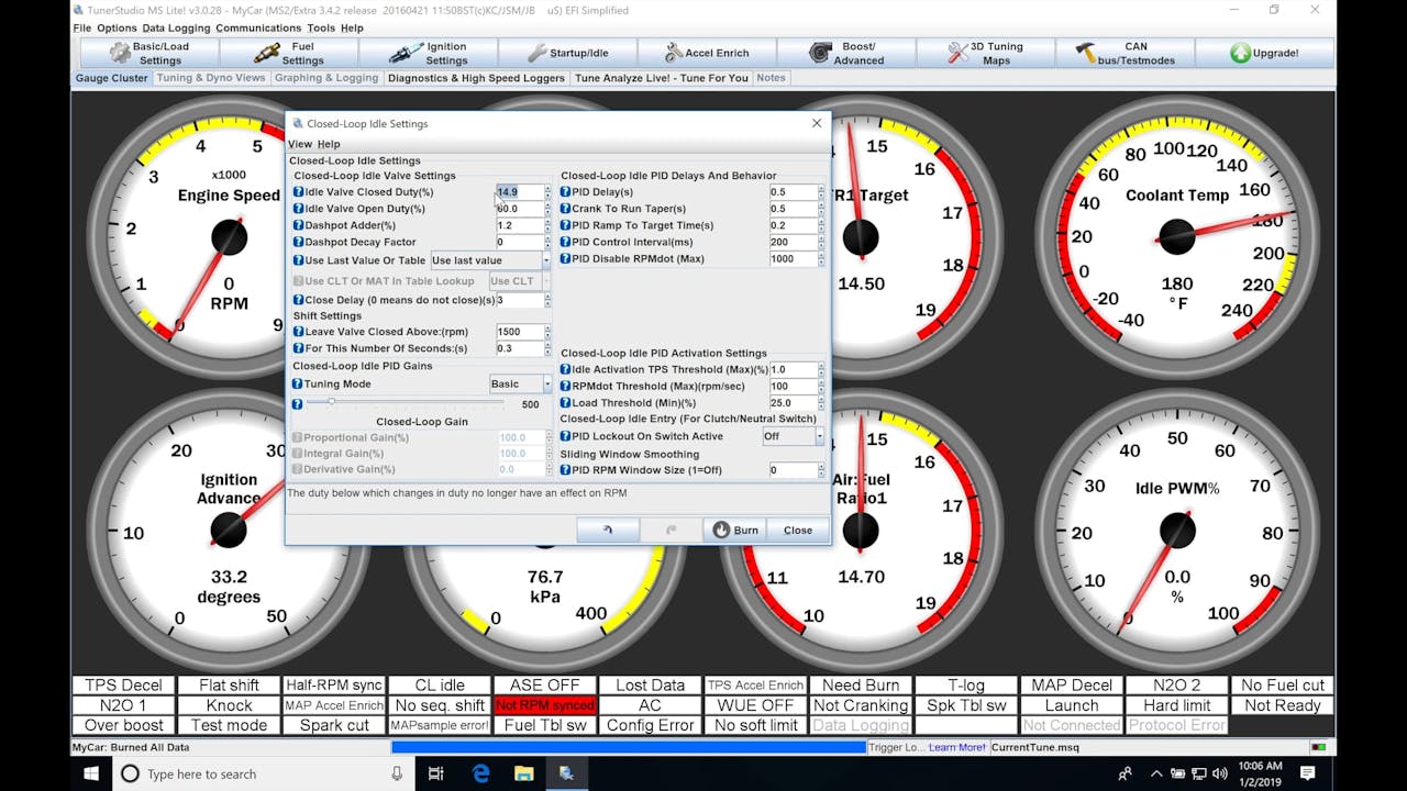 Megasquirt Part 16 Closed Loop Idle Control Megasquirt Training