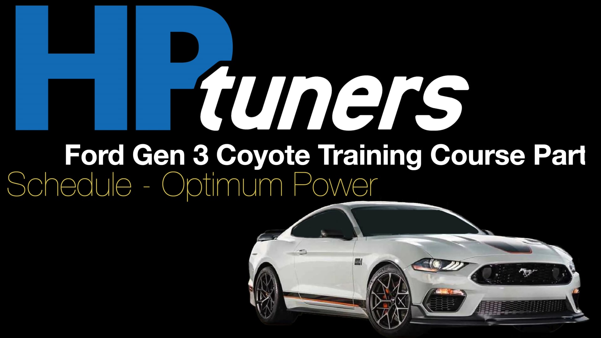 HP Tuners Ford Gen 3 Coyote Training Course Part 39: VCT Schedule - OP