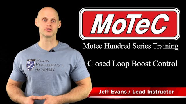 Motec Hundred Series Training Part 24: Closed Loop Boost Control