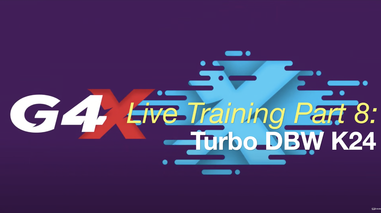 Link G4x Live Training Part 8: Turbo DBW K24 Honda Civic