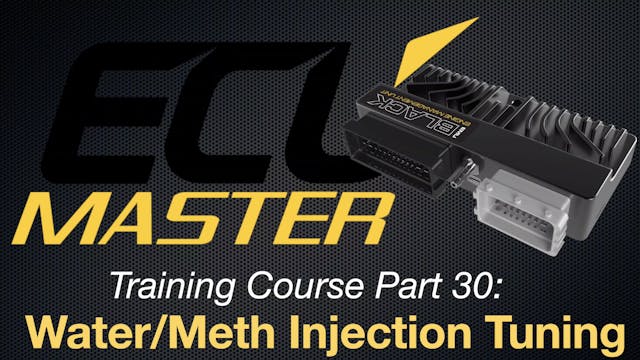 ECU Masters Training Course Part 30: Water/Meth Injection Tuning 