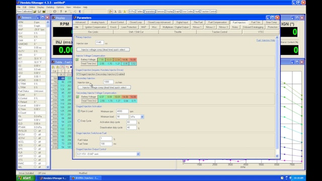 Hondata Kpro Part 5: Fuel Trims, Fuel Compensations & Injectors