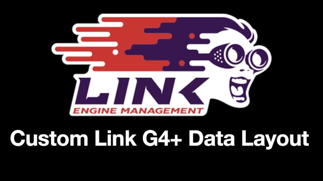 Link G4+ Data Analysis Layout (click to download)