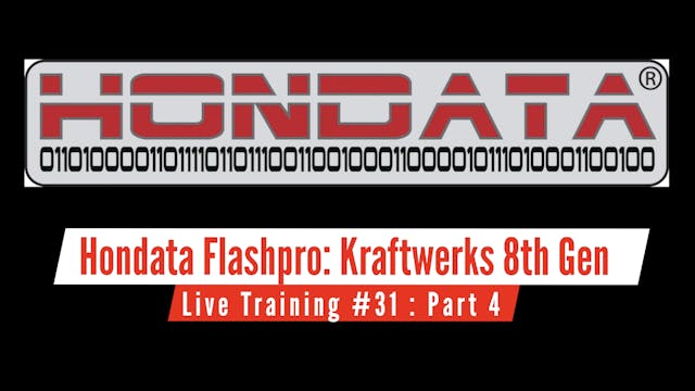 Hondata Flashpro Live Training: Kraftwerks Supercharged 8th Gen Civic Si Part 4