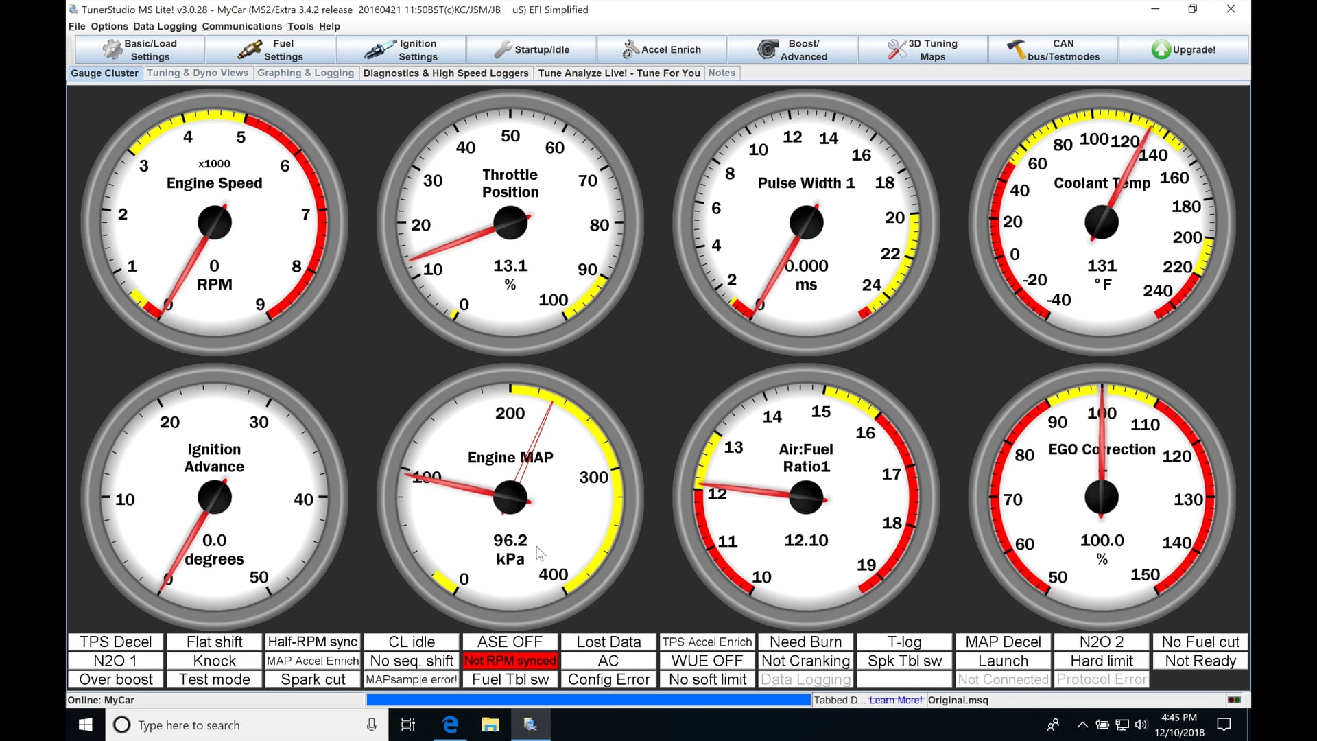 Megasquirt Part 3: TunerStudio Navigation
