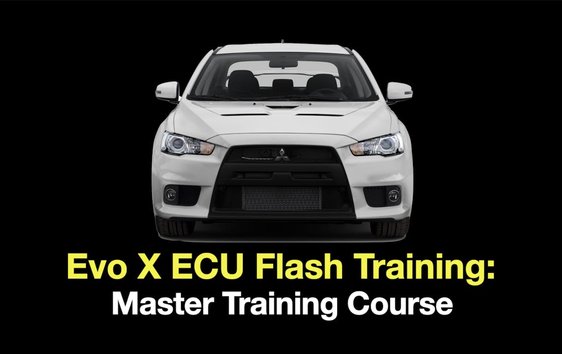 Evo X Ecu Flash Training: Master Training Course 