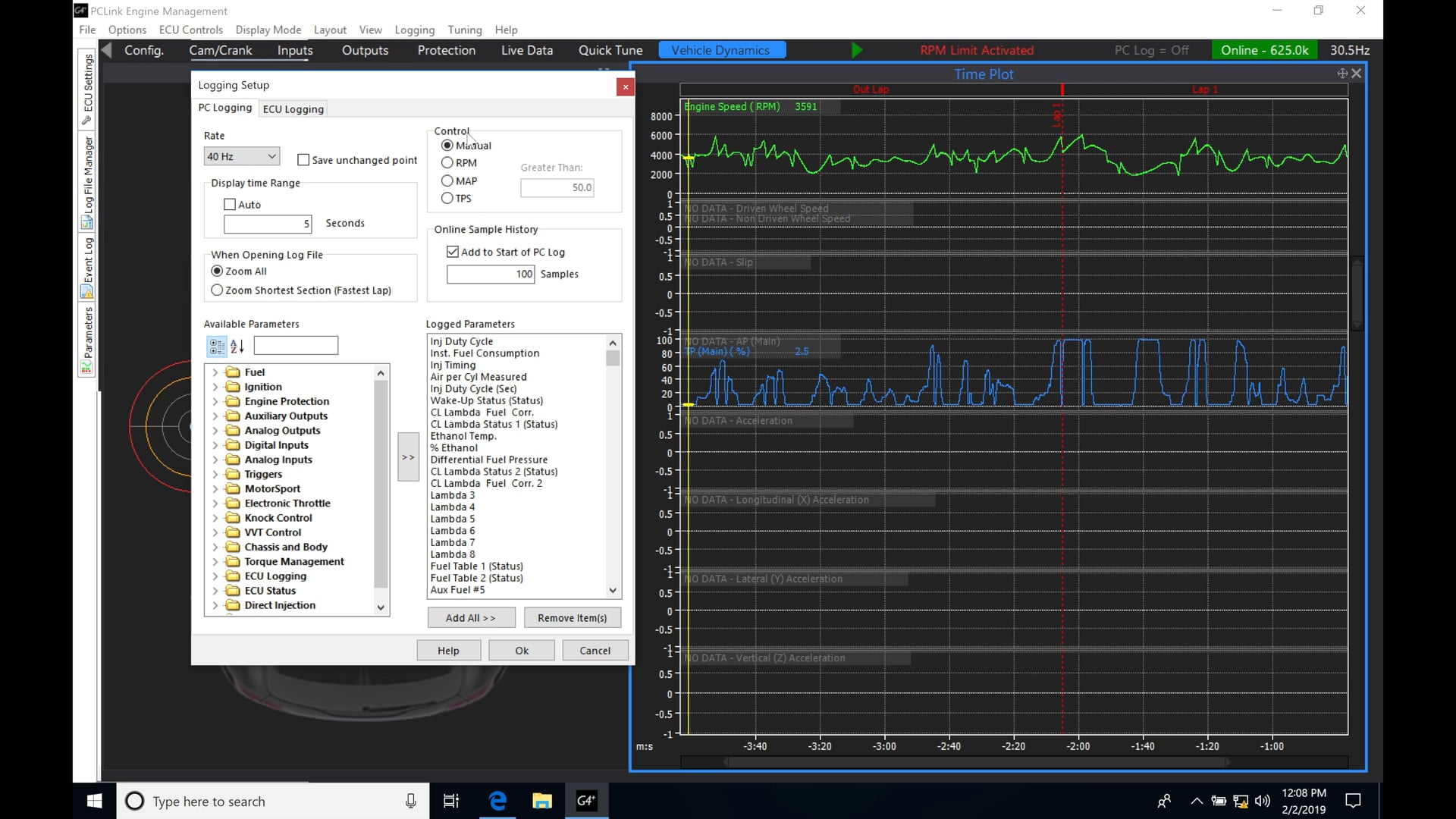 Link G4+ EMS Training Part 30: Datalogging Basics