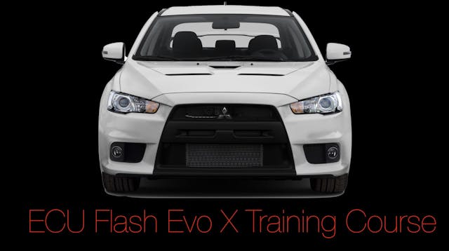 ECU Flash Training: Mitsubishi Evo X