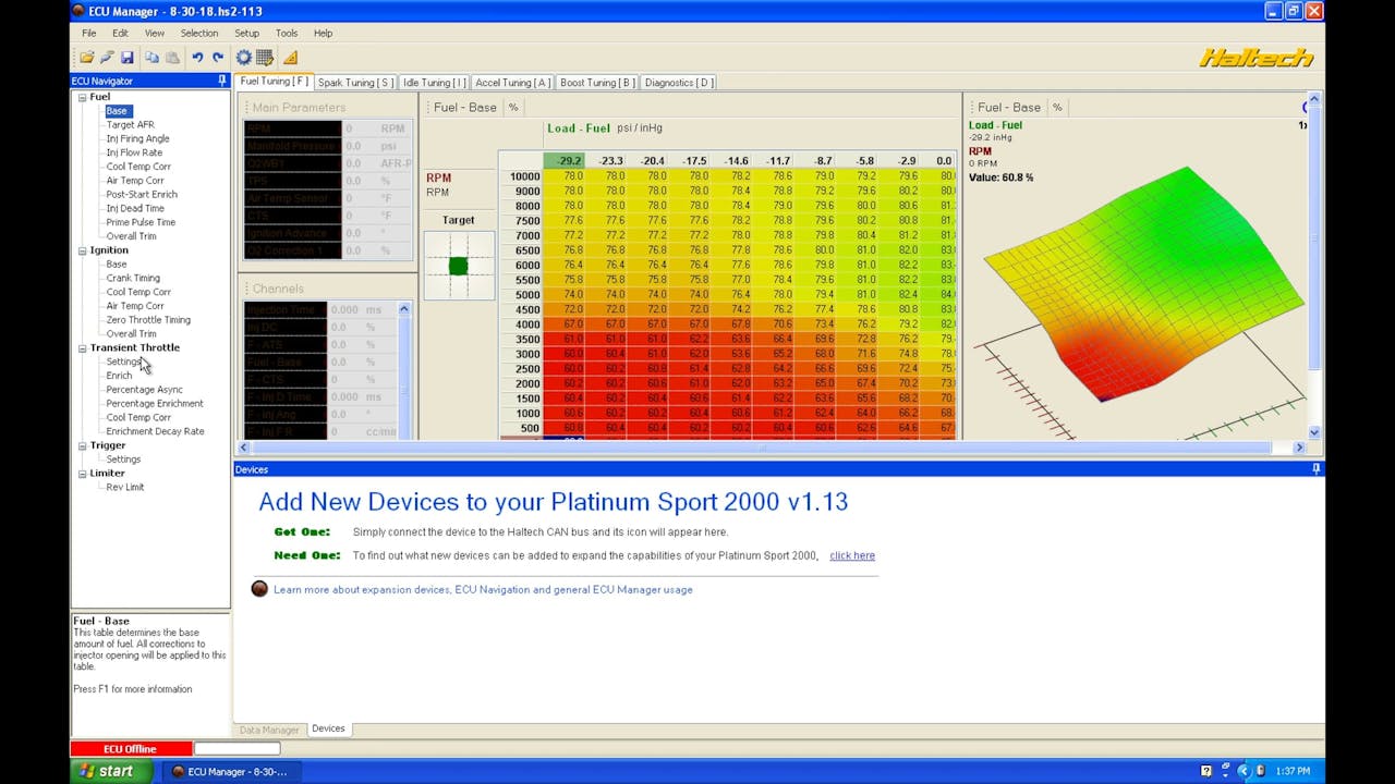 Haltech Part 10 Transient Throttle (Acceleration Enrichment) Haltech