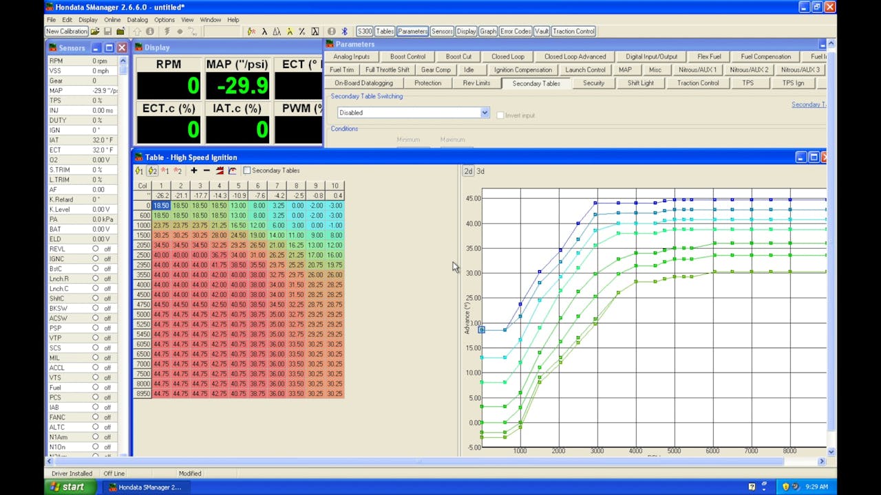 Hondata s300 Part 4 Basic Overview Of Parameters Hondata s300