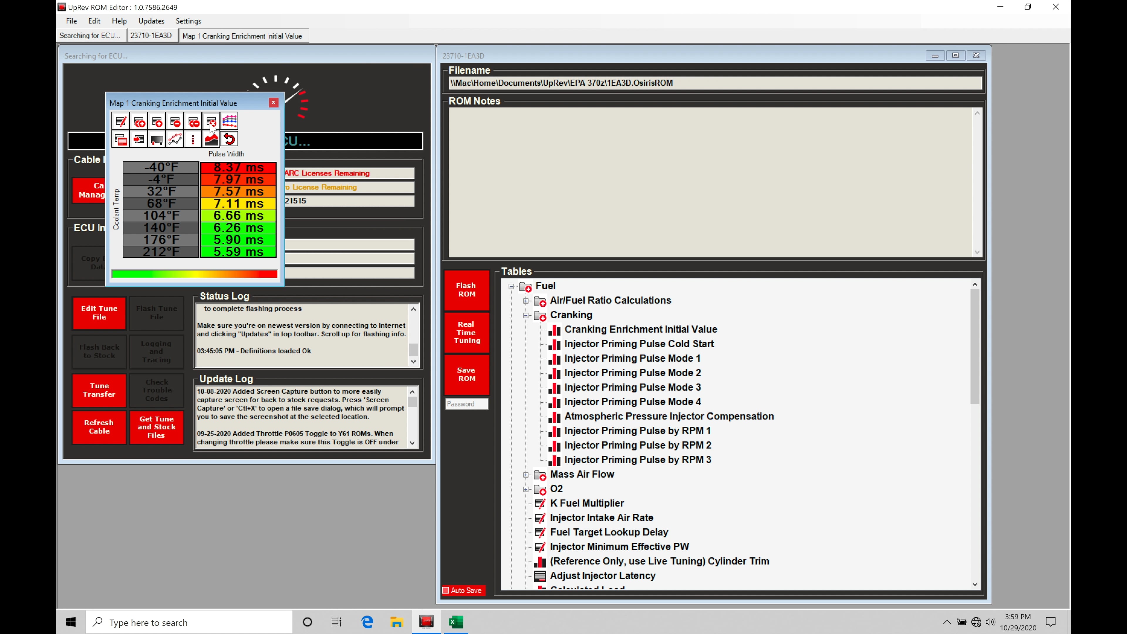 Uprev Training Part 9: Excel K. Multiplier Fuel Calculator 