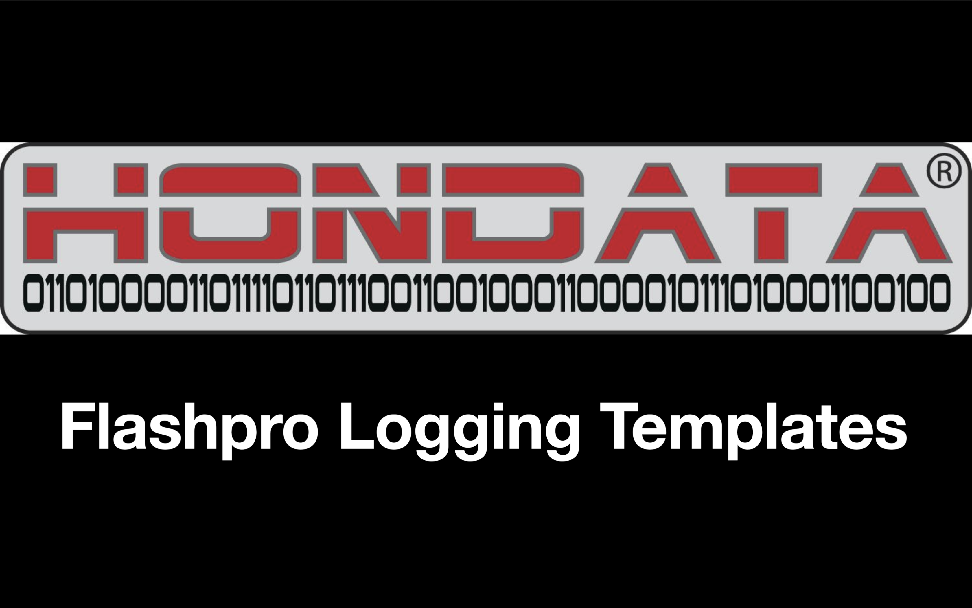 Flashpro Logging Template (click to download)