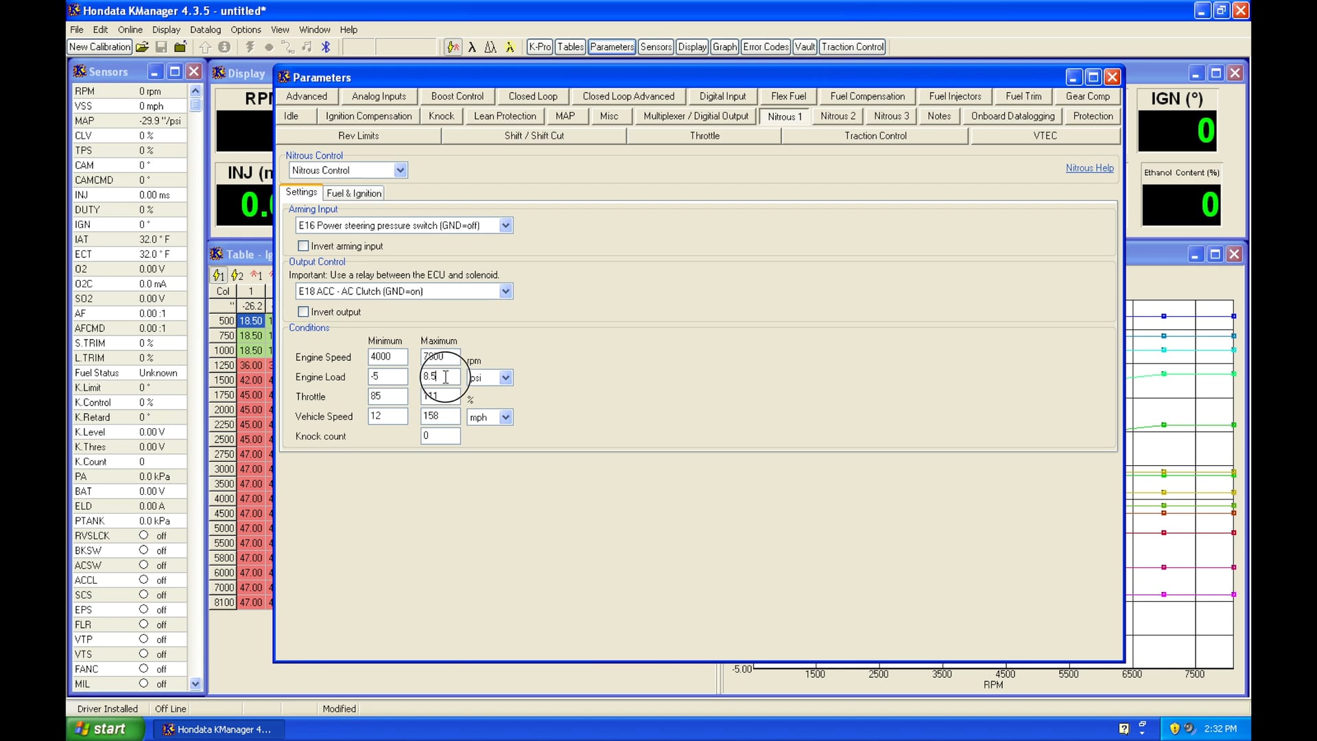 Hondata Kpro Part 11: Nitrous & Water/Meth