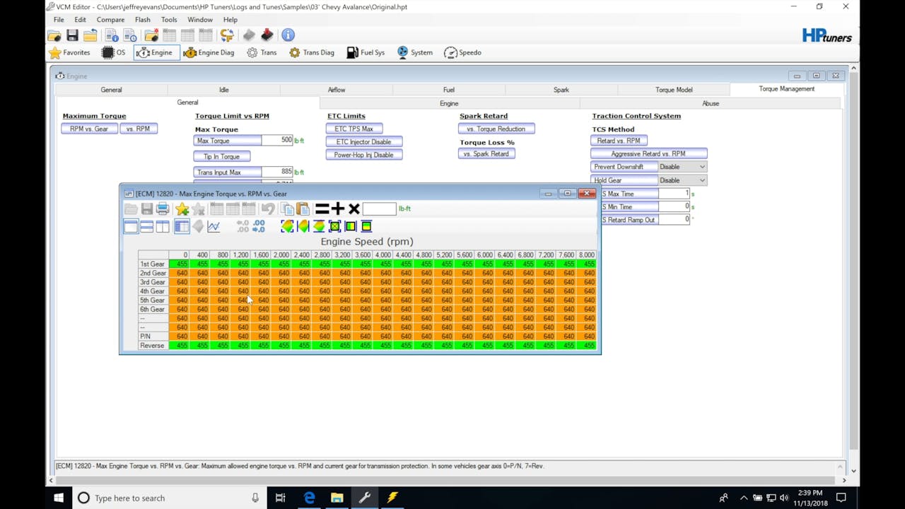 HP Tuners GM Gen 3 Part 25 Torque Management Evans Performance Academy
