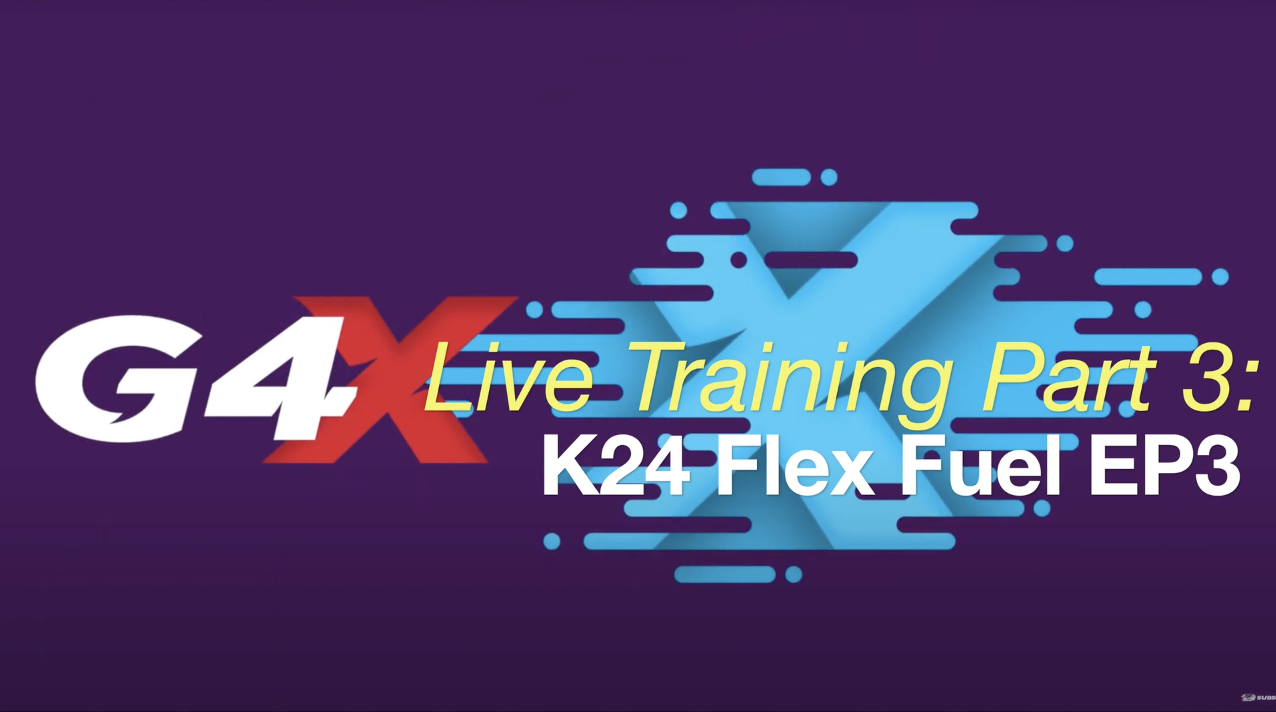 Link G4x Live Training Part 3: NA K24 Flex Fuel 