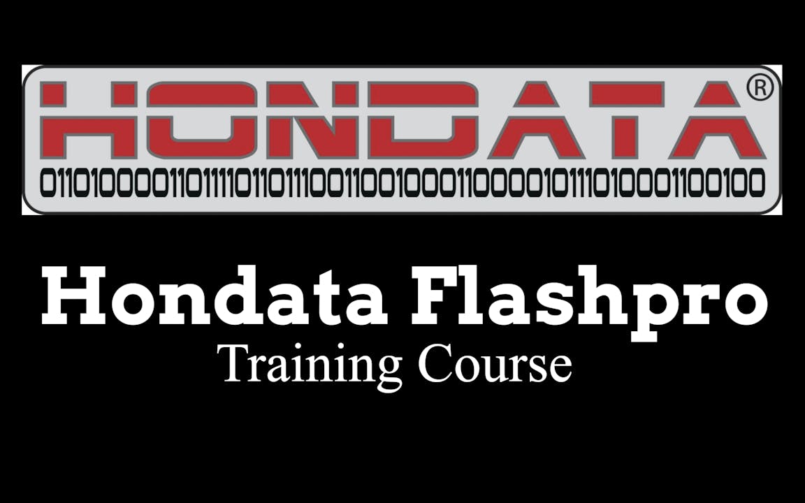 Hondata FlashPro Training Course