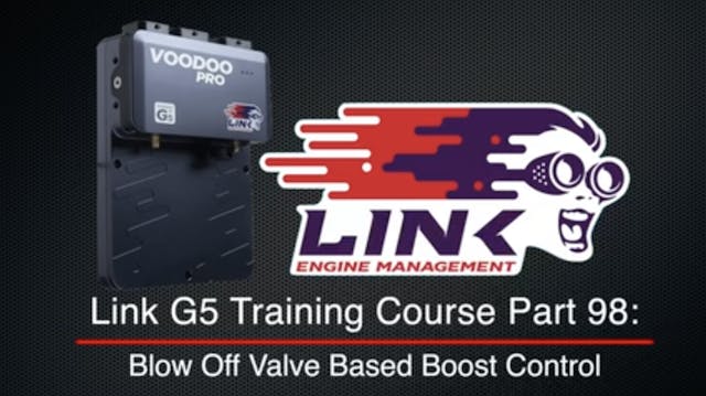 Link G5 Training Course Part 98: Blow...