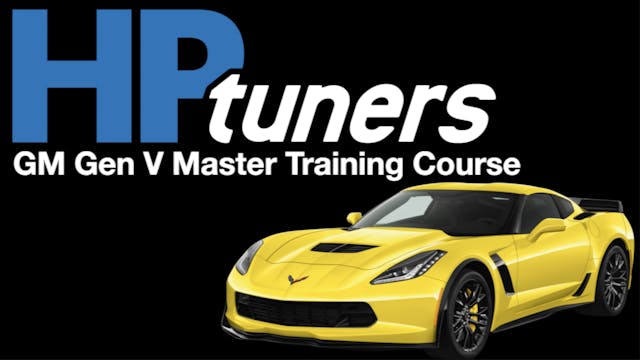 HP Tuners GM Gen V Master Training Course