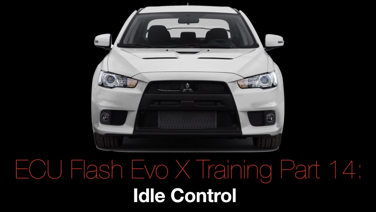 Evo X Ecu Flash Training Course Part 14: Idle Control 