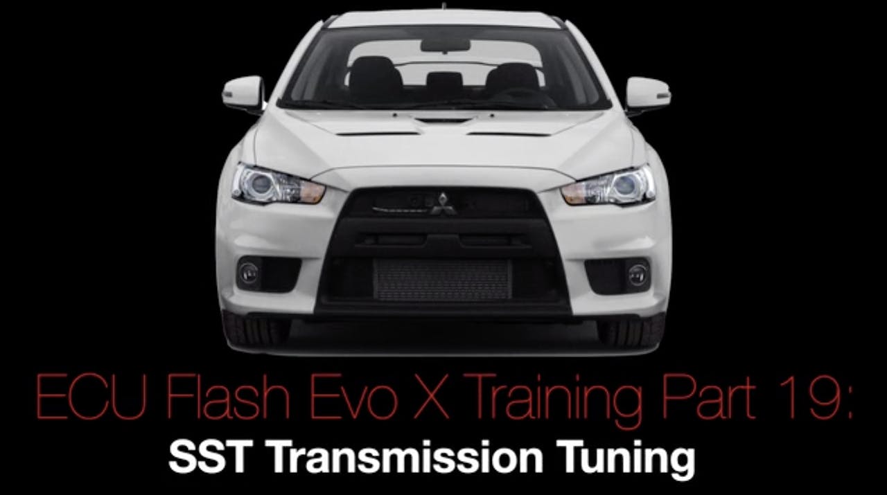 Evo X Ecu Flash Training Course Part 19 SST Transmission Tuning ECU Flash Training