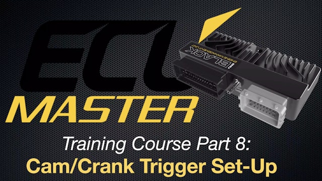 ECU Masters Training Course Part 8: Cam/Crank Trigger Set-Up
