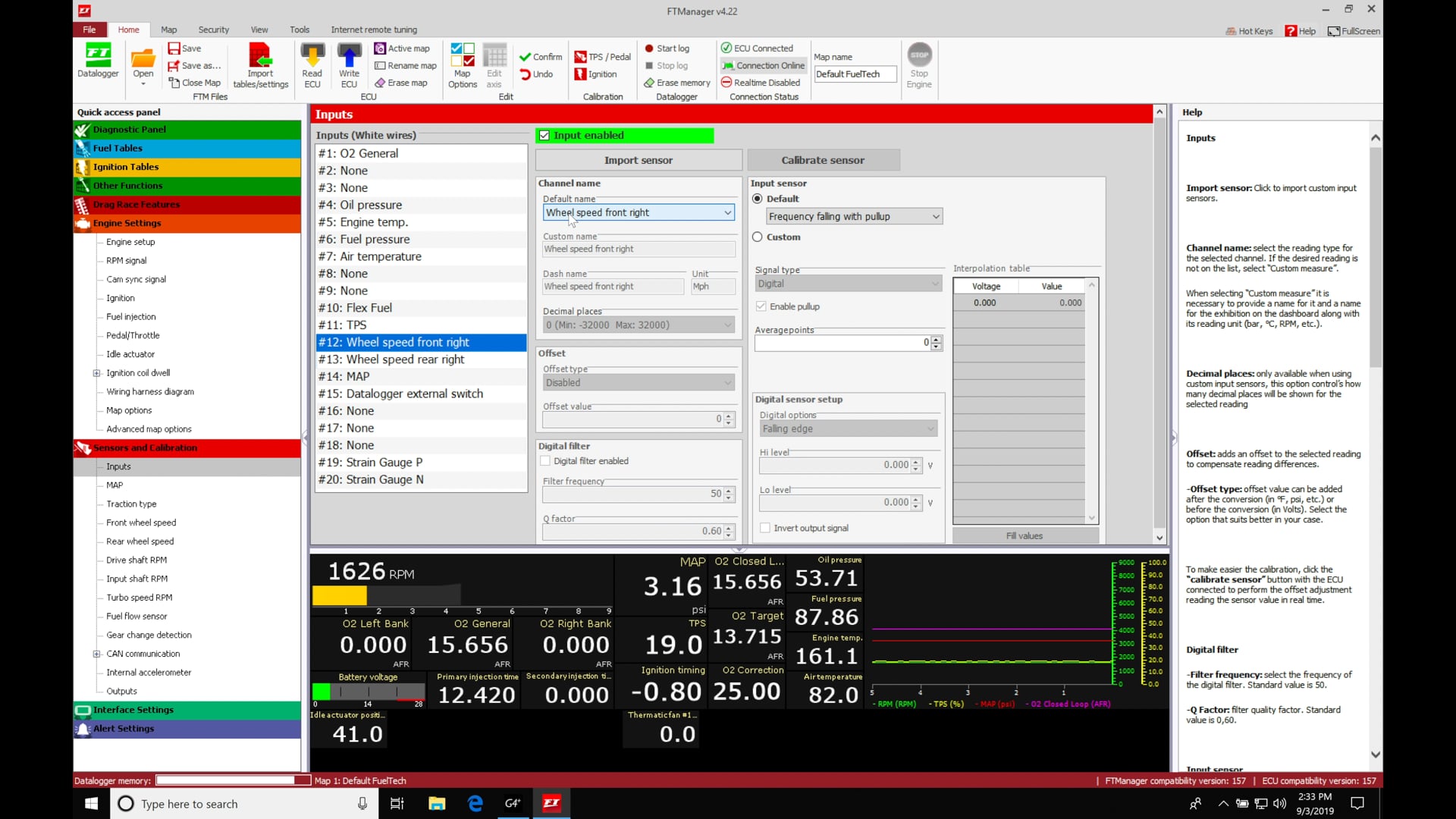 Fuel Tech Part 16: Speed & Gear Calibration 