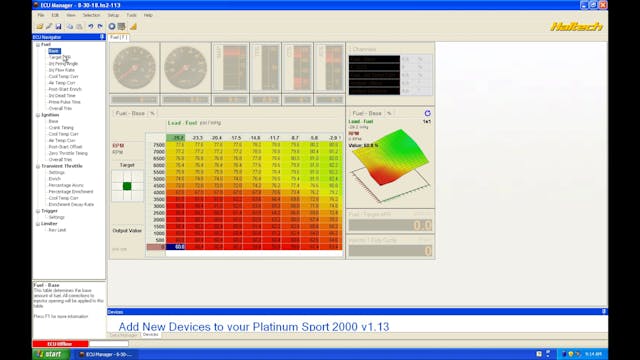 Haltech Part 3: Creating Tuning Template