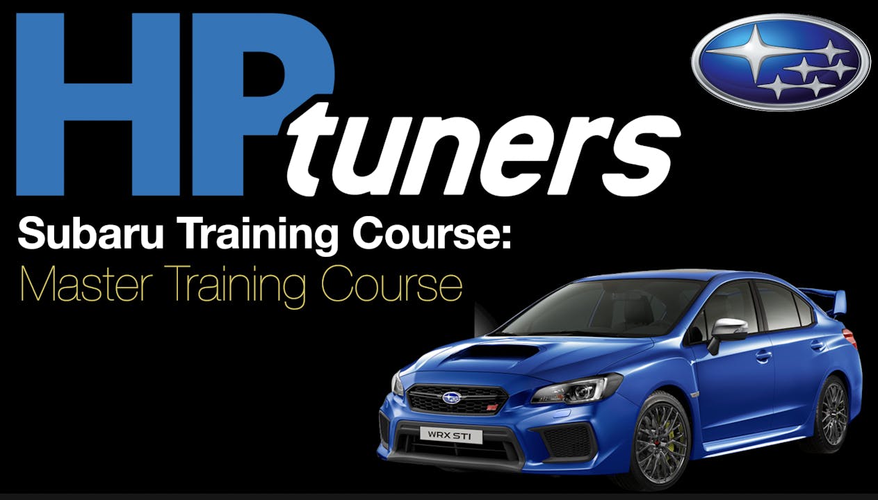 HP Tuners Subaru Master Training Course