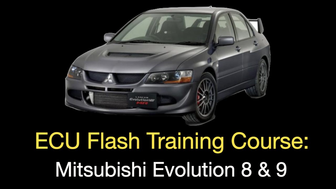 ECU Flash Training: Mitsubishi Evolution 8 & 9 