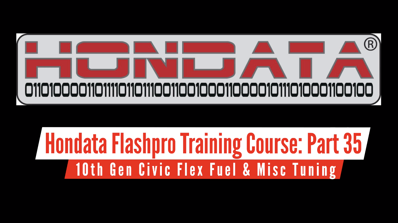 Hondata FlashPro Part 35: 10th Gen Civic Flex Fuel & Misc Tuning 