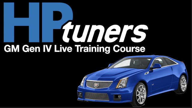 HP Tuners GM Gen IV Live Training 