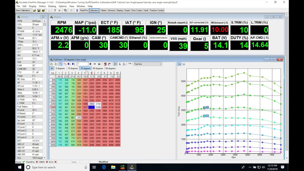 Hondata Flashpro Part 17 Variable Cam Tuning Hondata Flashpro