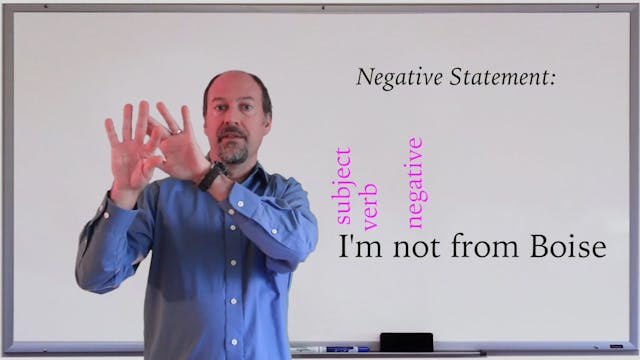 A1.L3.G1 Negative Statements and Yes/...