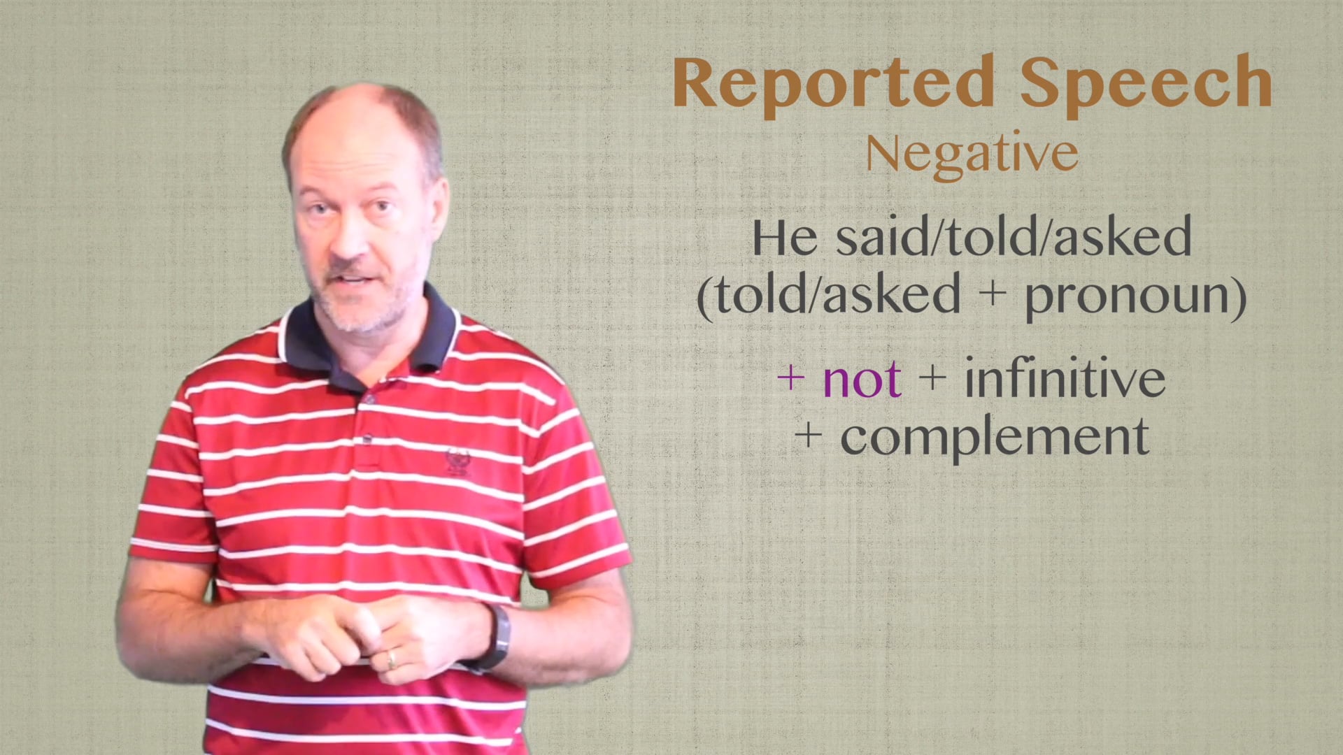 B1.L7.G1 Reported Speech for Requests grammar