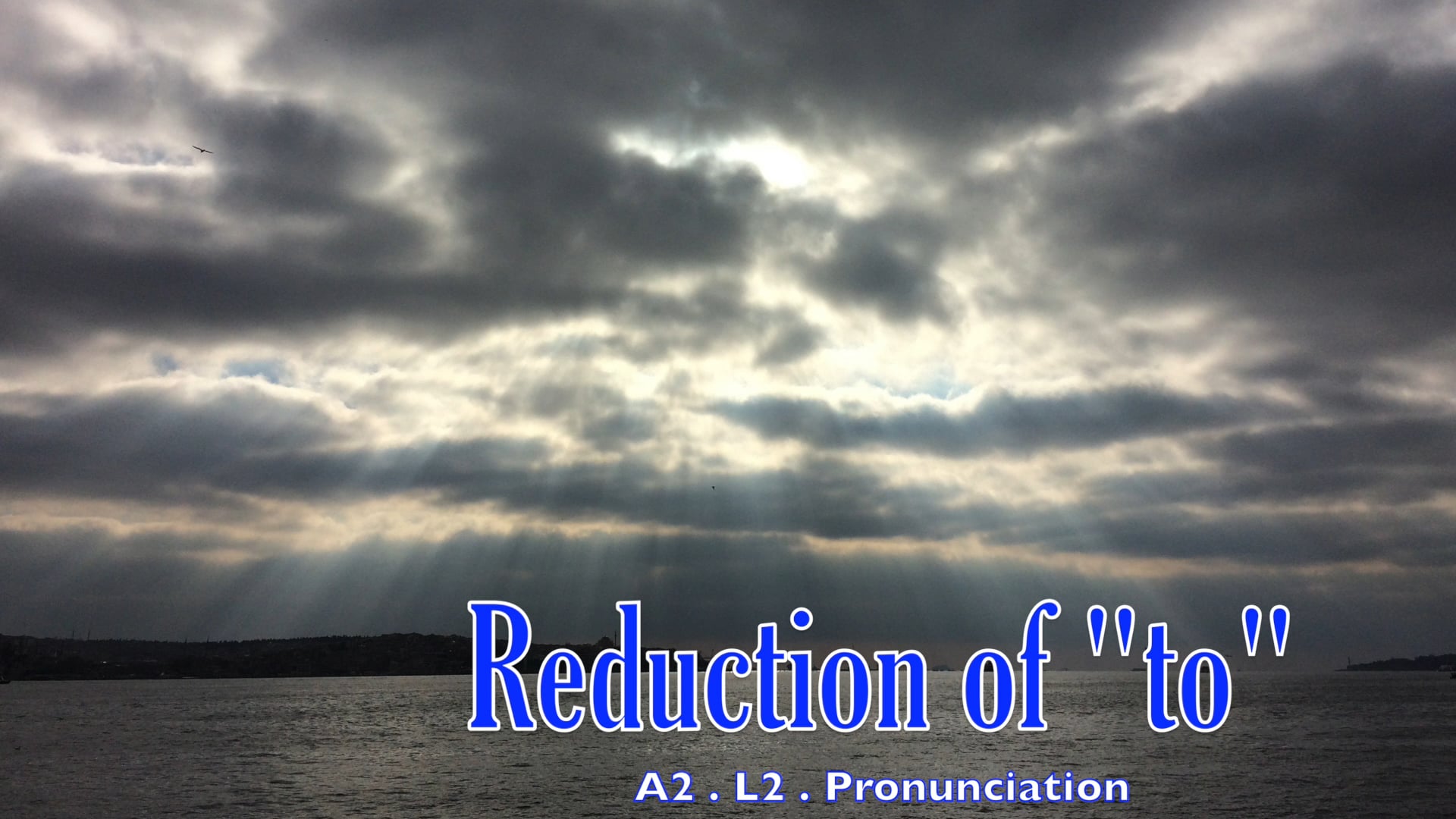 A2.L2 Reduction of "to" Pronunciation