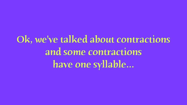 A1.L15 Contractions Pronunciation